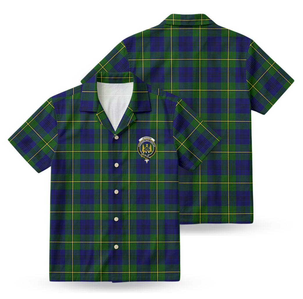 Johnson Modern Tartan Crest Hawaiian Shirt