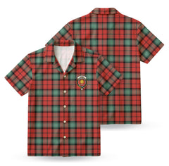 Kerr Ancient Tartan Crest Hawaiian Shirt