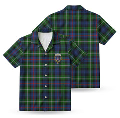 Kirkpatrick Tartan Crest Hawaiian Shirt