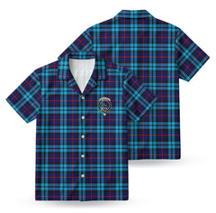 MacCorquodale Tartan Crest Hawaiian Shirt