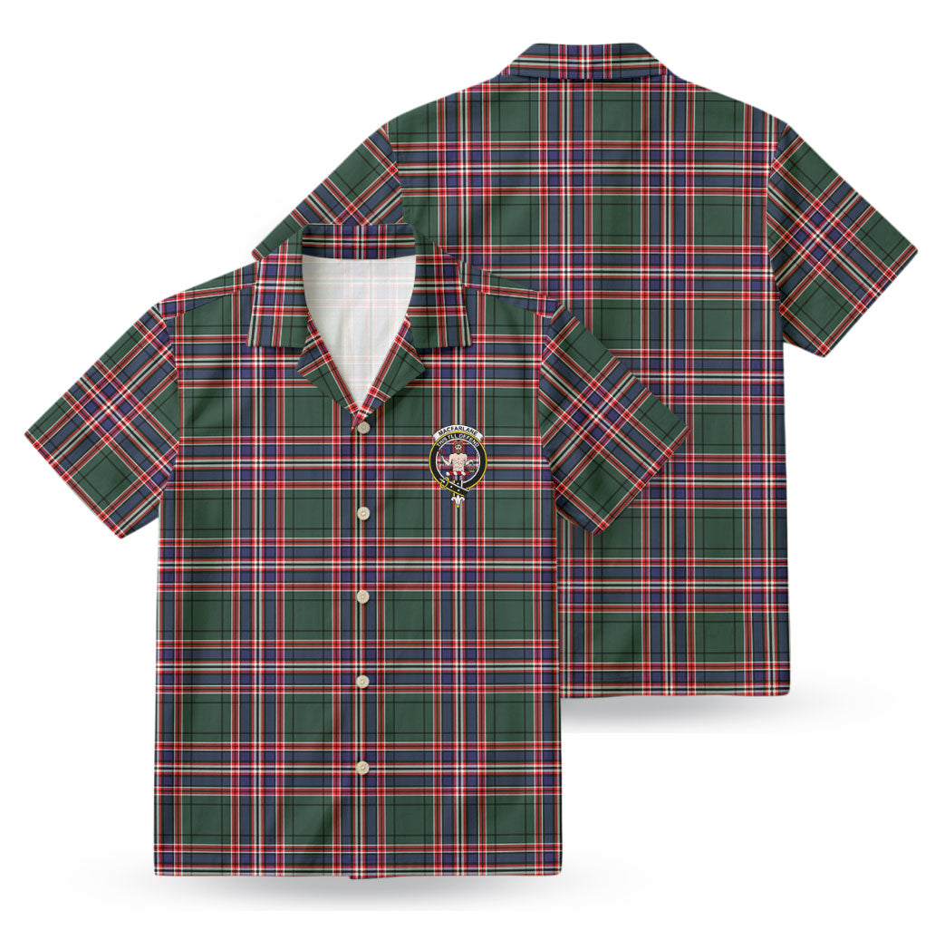 MacFarlane Hunting Modern Tartan Crest Hawaiian Shirt