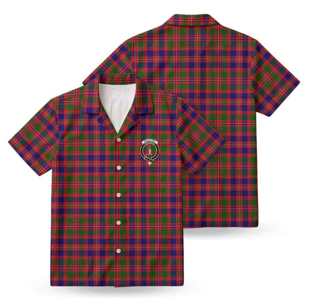 MacIntyre Modern Tartan Crest Hawaiian Shirt