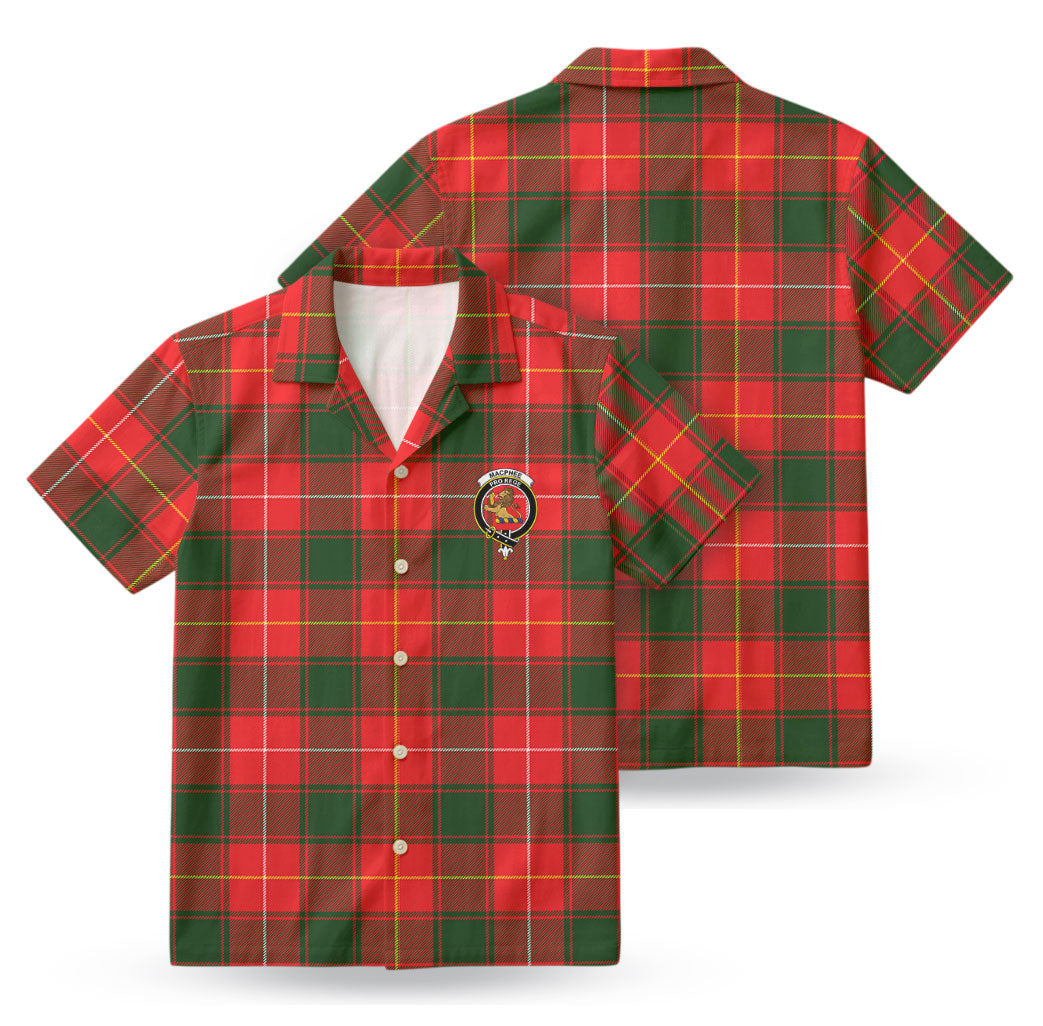 MacPhee Modern Tartan Crest Hawaiian Shirt