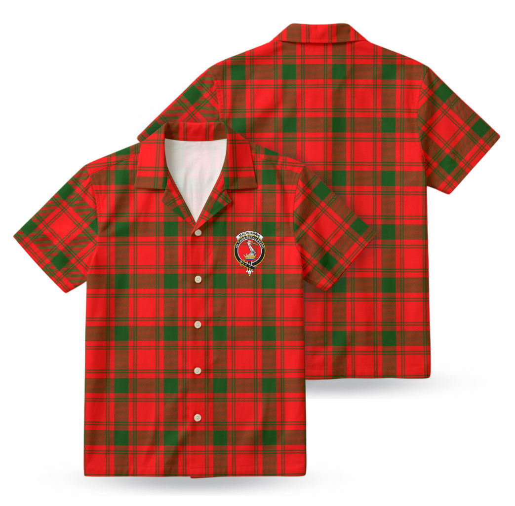MacQuarrie Tartan Crest Hawaiian Shirt