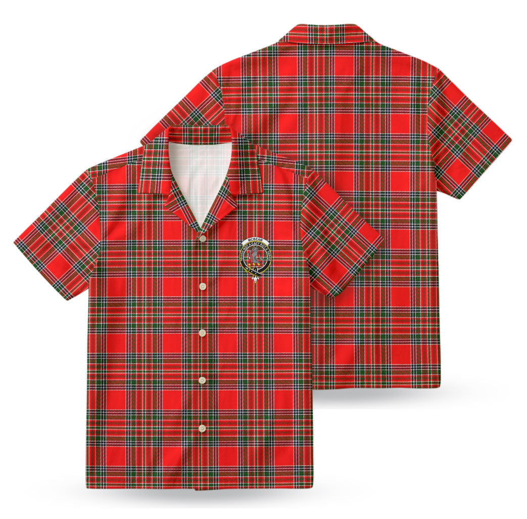 McBean Tartan Crest Hawaiian Shirt