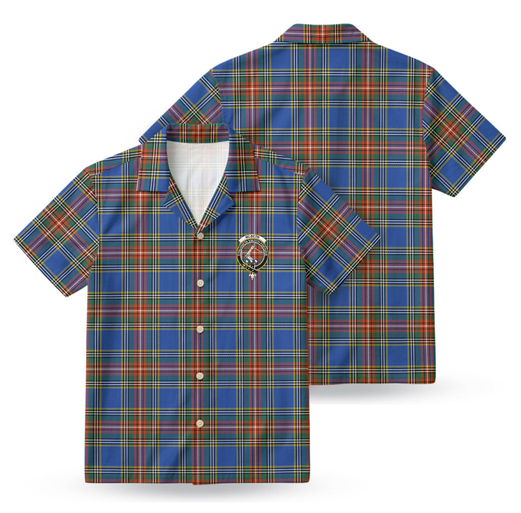 McBeth Ancient Tartan Crest Hawaiian Shirt