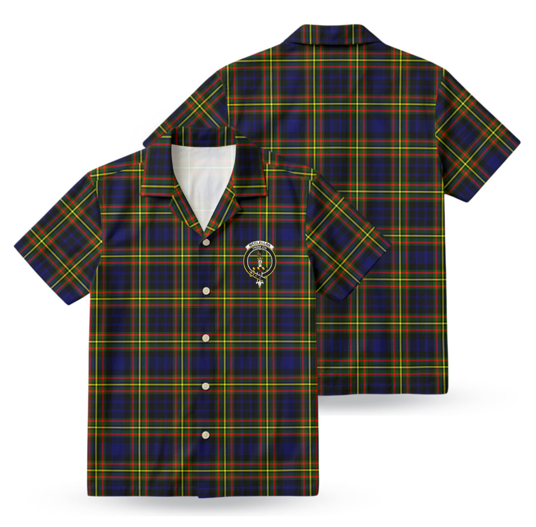 McClellan Modern Tartan Crest Hawaiian Shirt