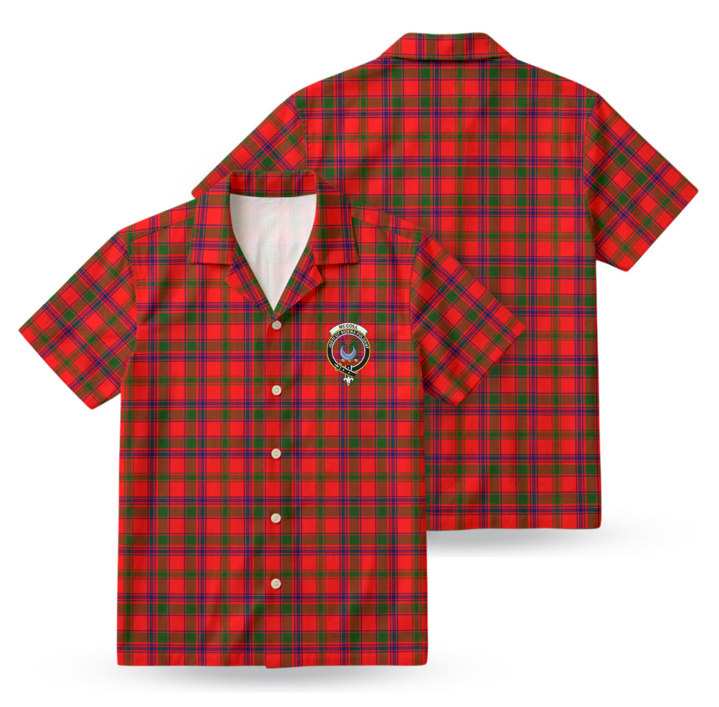 McColl Tartan Crest Hawaiian Shirt