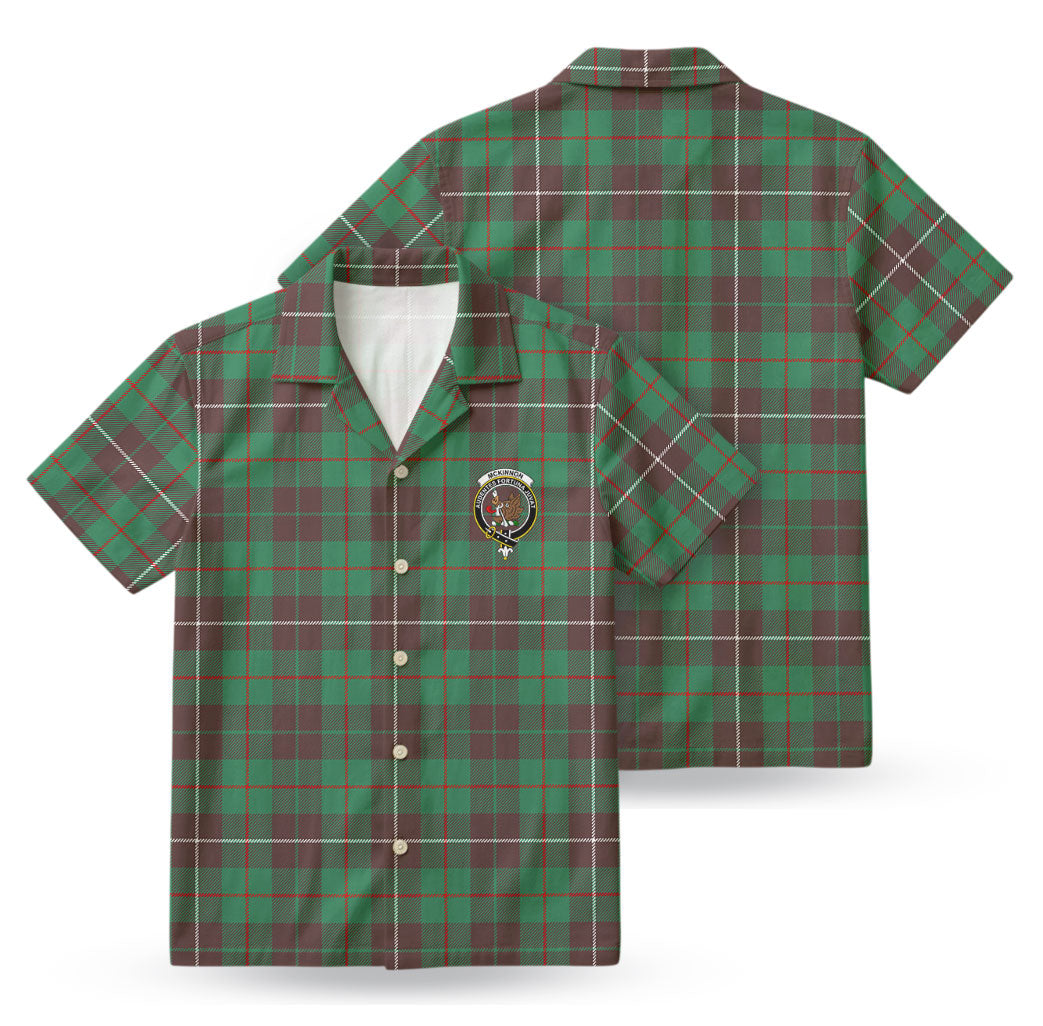 McKinnon Hunting Ancient Tartan Crest Hawaiian Shirt