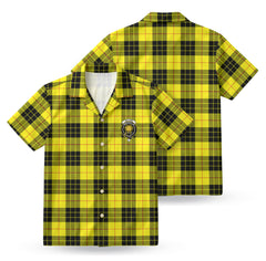 McLeod of Lewis Modern Tartan Crest Hawaiian Shirt