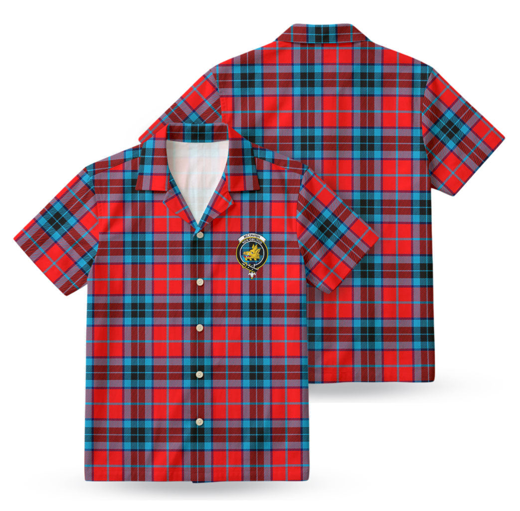 McTavish Modern Tartan Crest Hawaiian Shirt