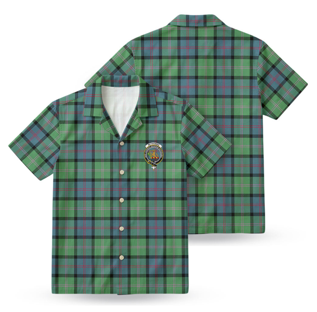 McThomas Ancient Tartan Crest Hawaiian Shirt