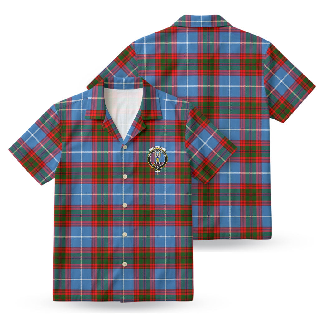 Preston Tartan Crest Hawaiian Shirt