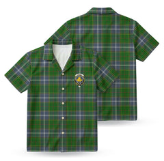Pringle Tartan Crest Hawaiian Shirt