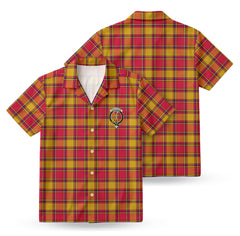 Scrymgeour Tartan Crest Hawaiian Shirt