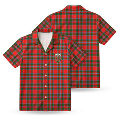 Spens (or Spence) Tartan Crest Hawaiian Shirt