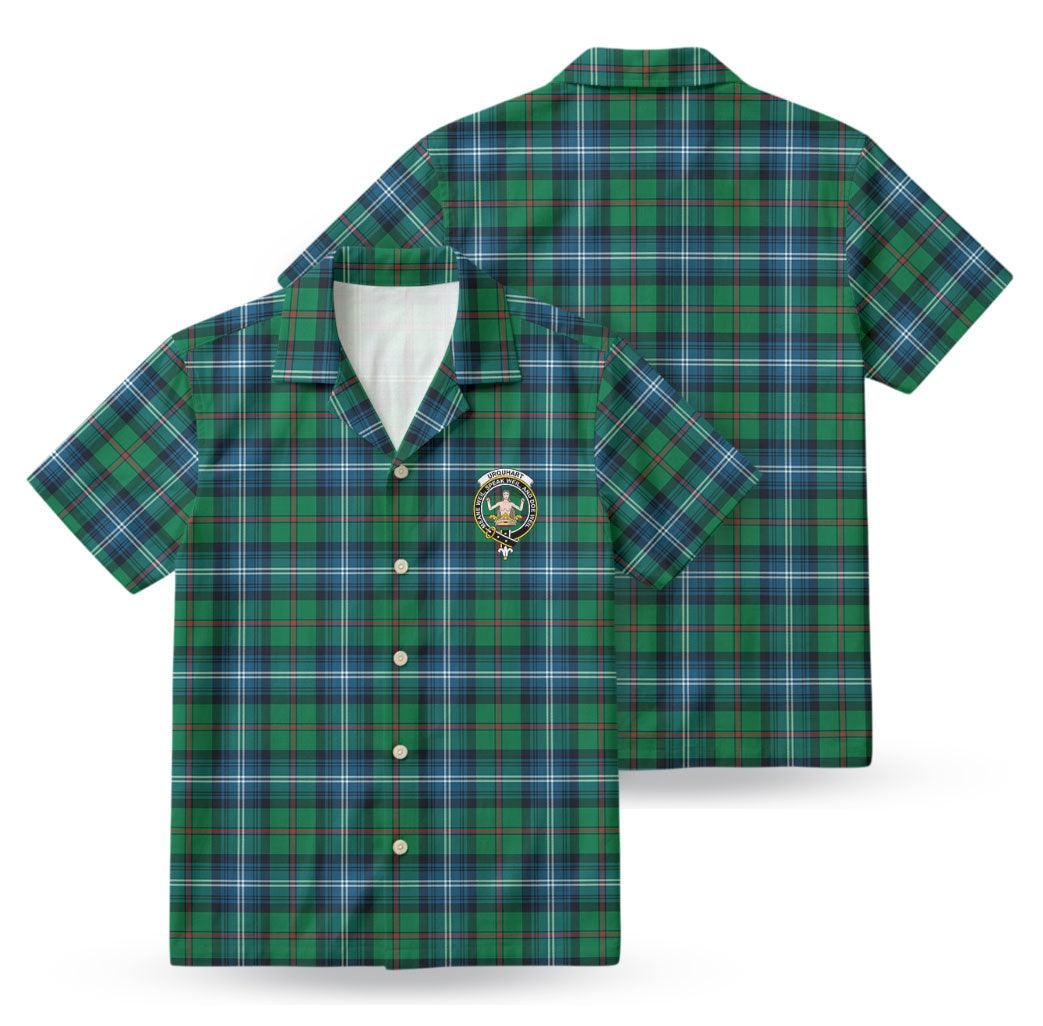 Urquhart Ancient Tartan Crest Hawaiian Shirt