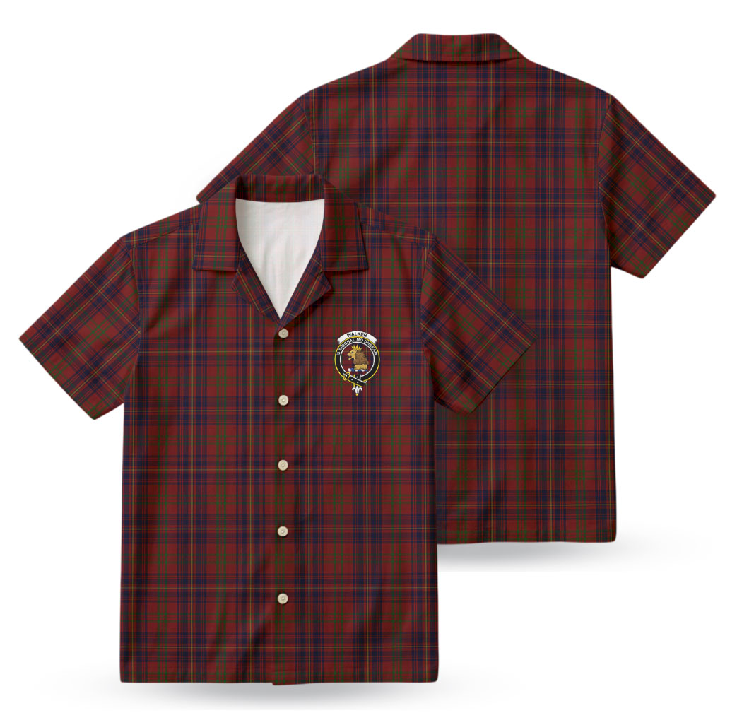 Walker Tartan Crest Hawaiian Shirt
