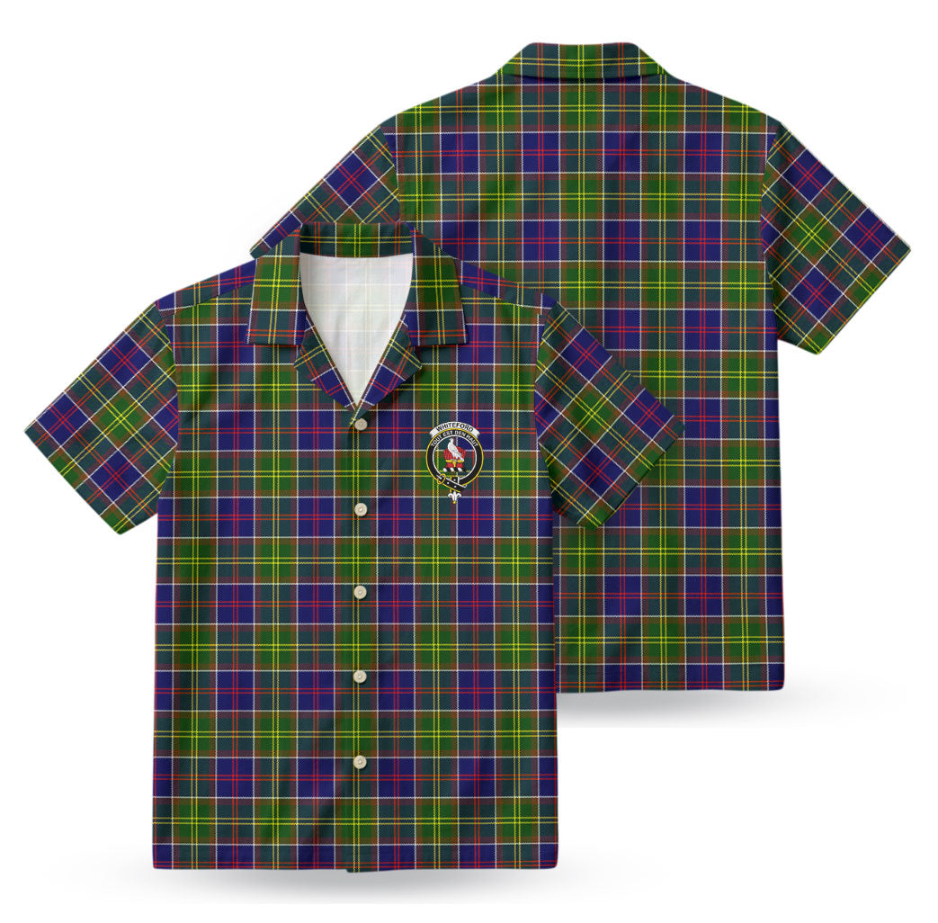 Whiteford Tartan Crest Hawaiian Shirt
