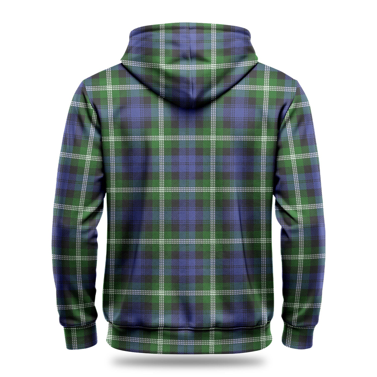 Baillie Modern Tartan Crest Hoodie