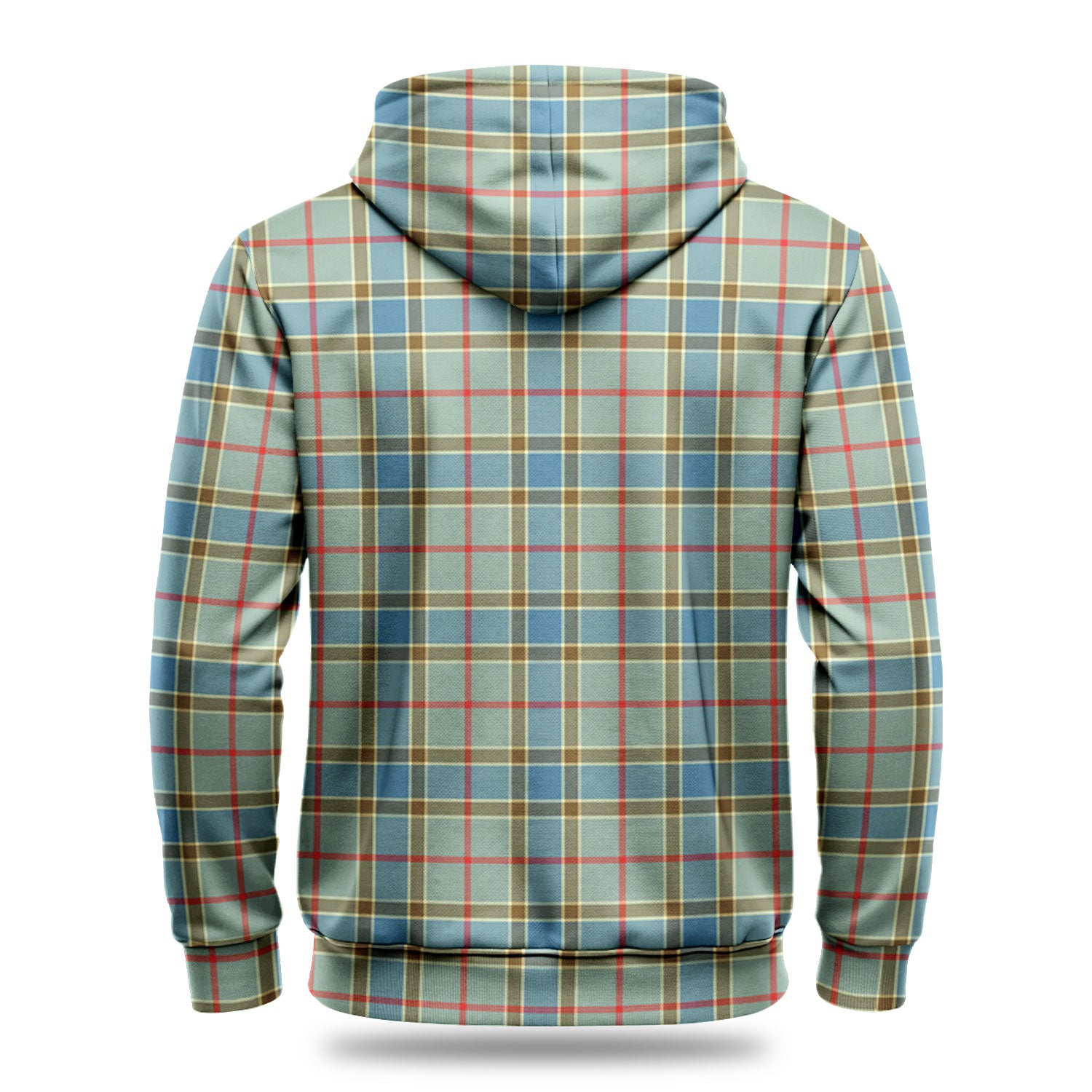 Balfour Blue Tartan Crest Hoodie