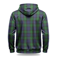 Black Watch Tartan Crest Hoodie