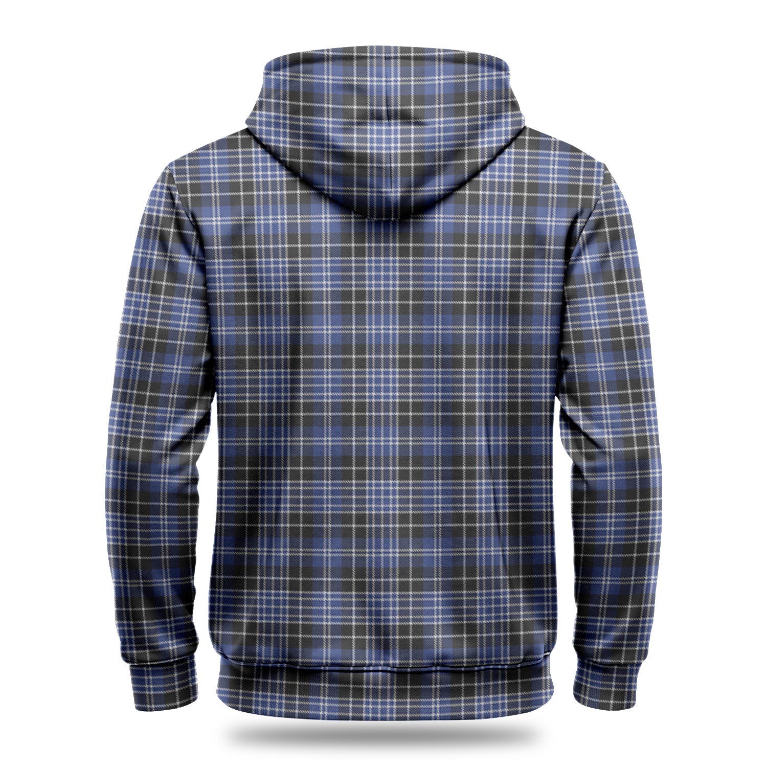 Clark Modern Tartan Crest Hoodie