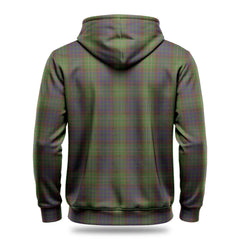 Cunningham Hunting Modern Tartan Crest Hoodie