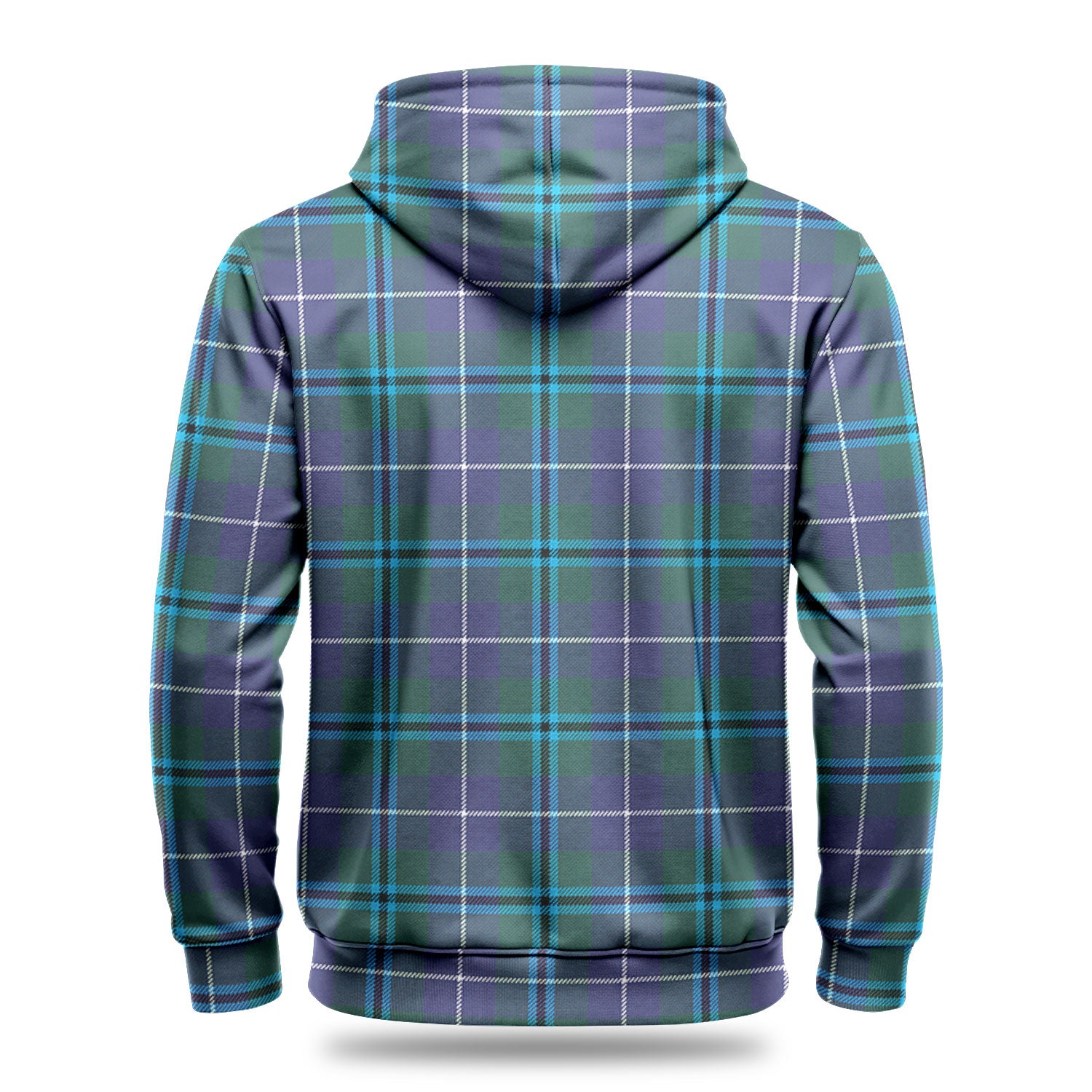 Douglas Modern Tartan Crest Hoodie