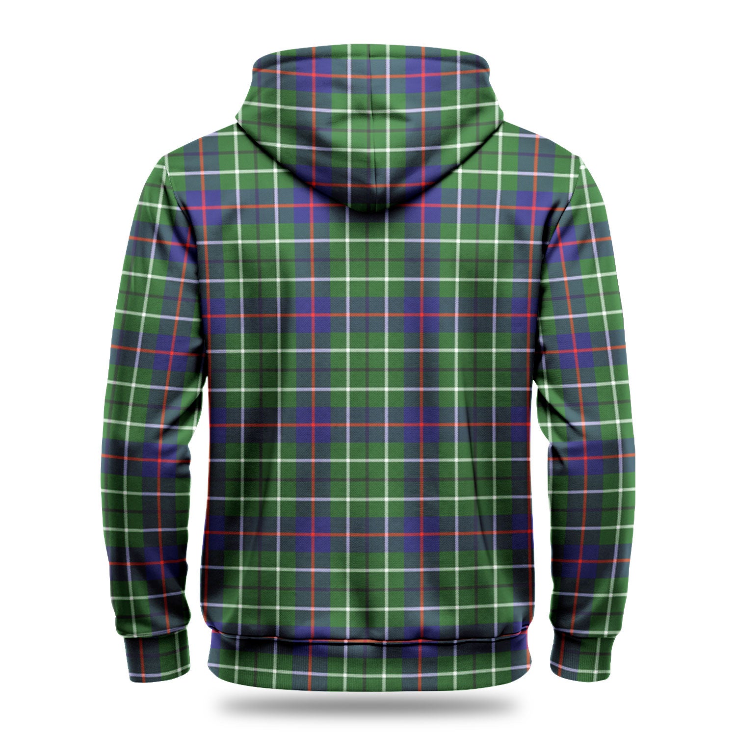 Duncan Modern Tartan Crest Hoodie