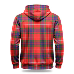 Fraser (of Lovat) Modern Tartan Crest Hoodie