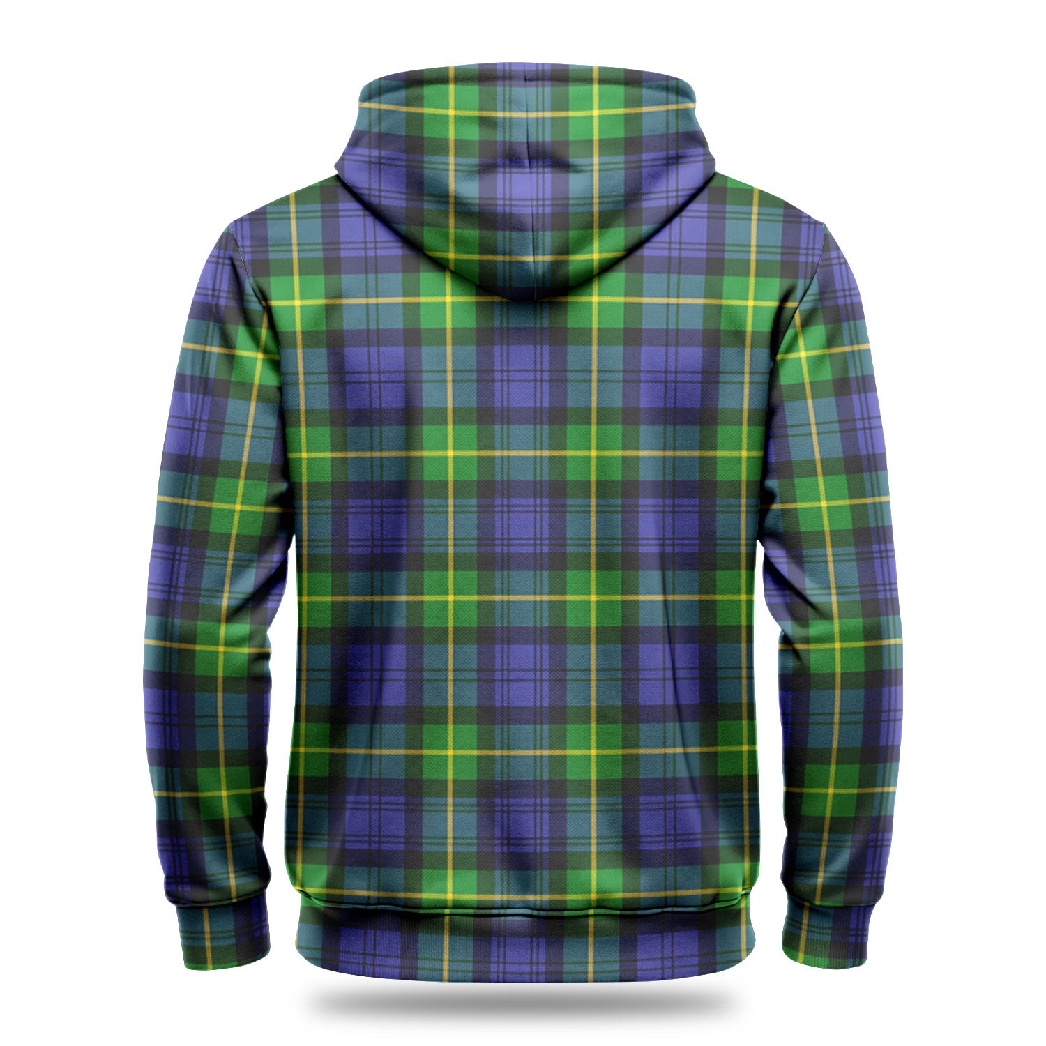 Gordon Modern Tartan Crest Hoodie