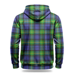 Gordon Modern Tartan Crest Hoodie