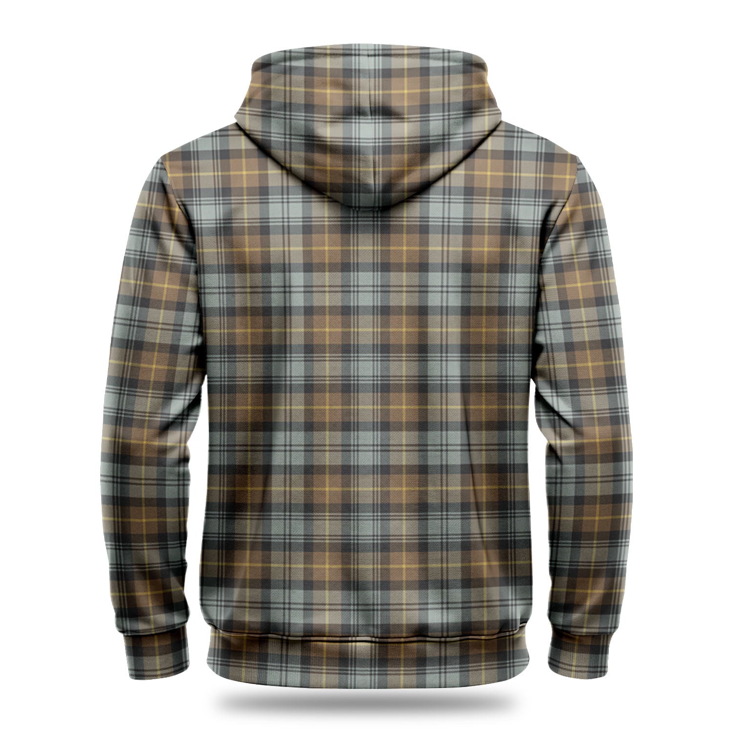 Gordon Weathered Tartan Crest Hoodie