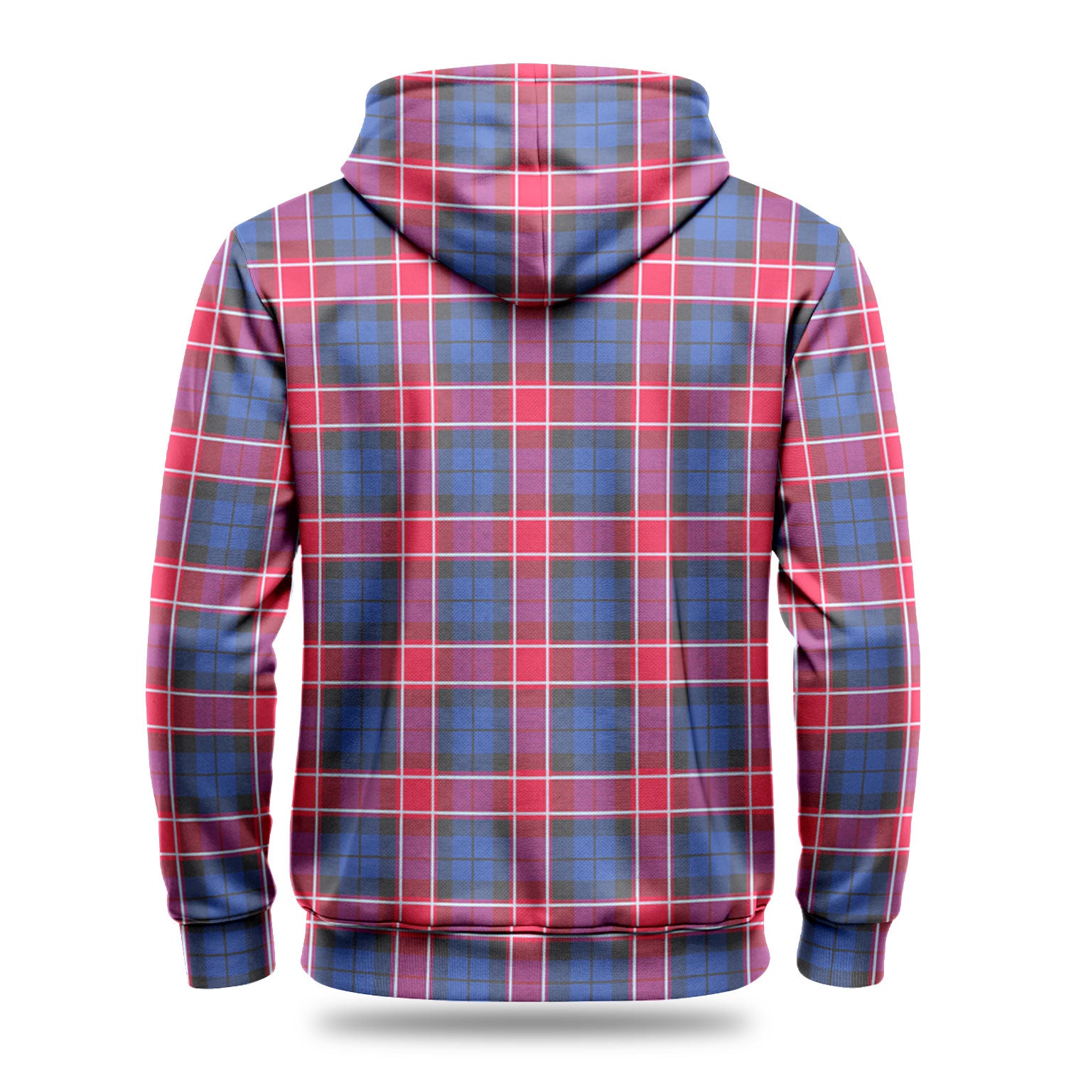 Graham of Menteith Red Tartan Crest Hoodie