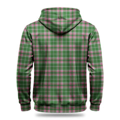 Gray Hunting Tartan Crest Hoodie