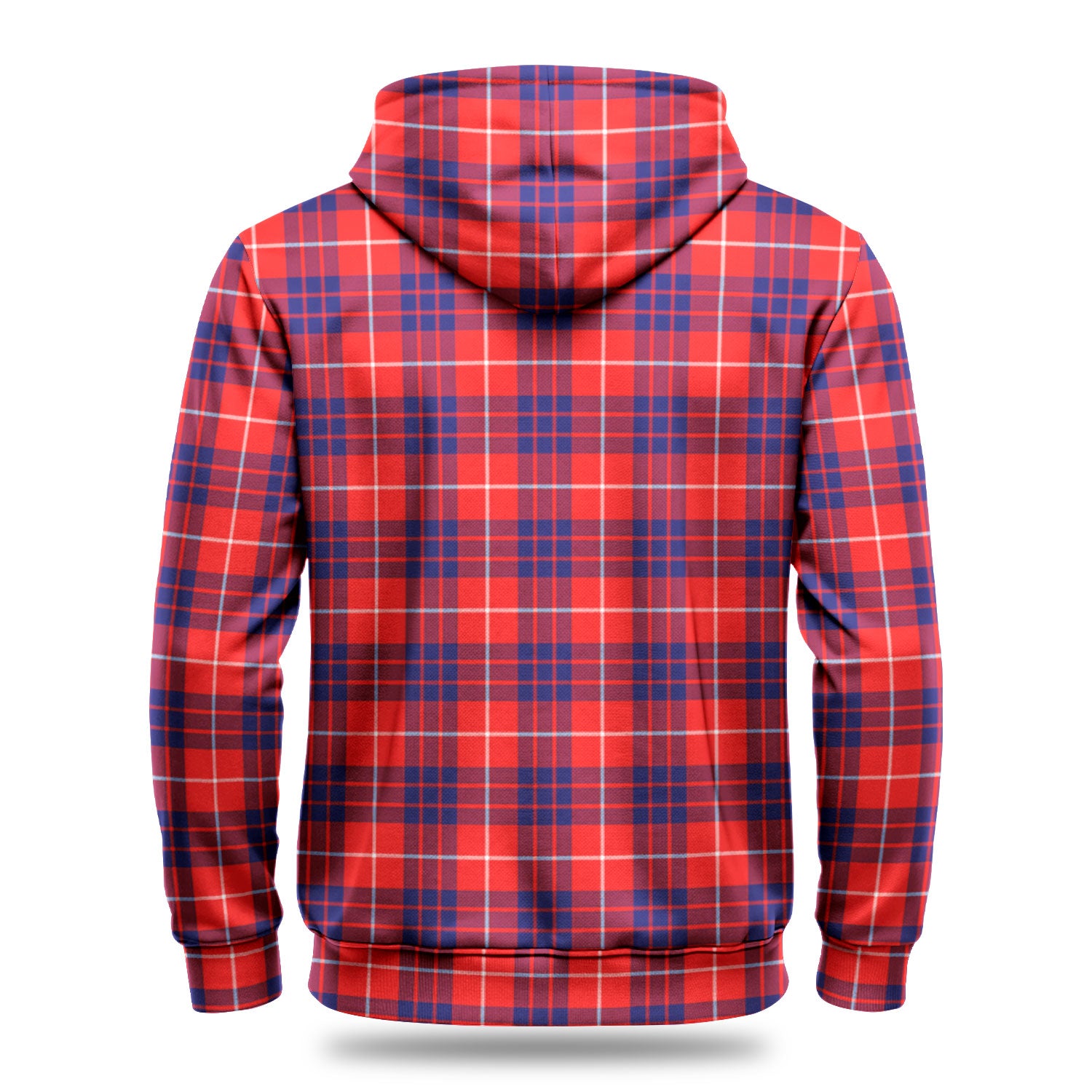 Hamilton Modern Tartan Crest Hoodie