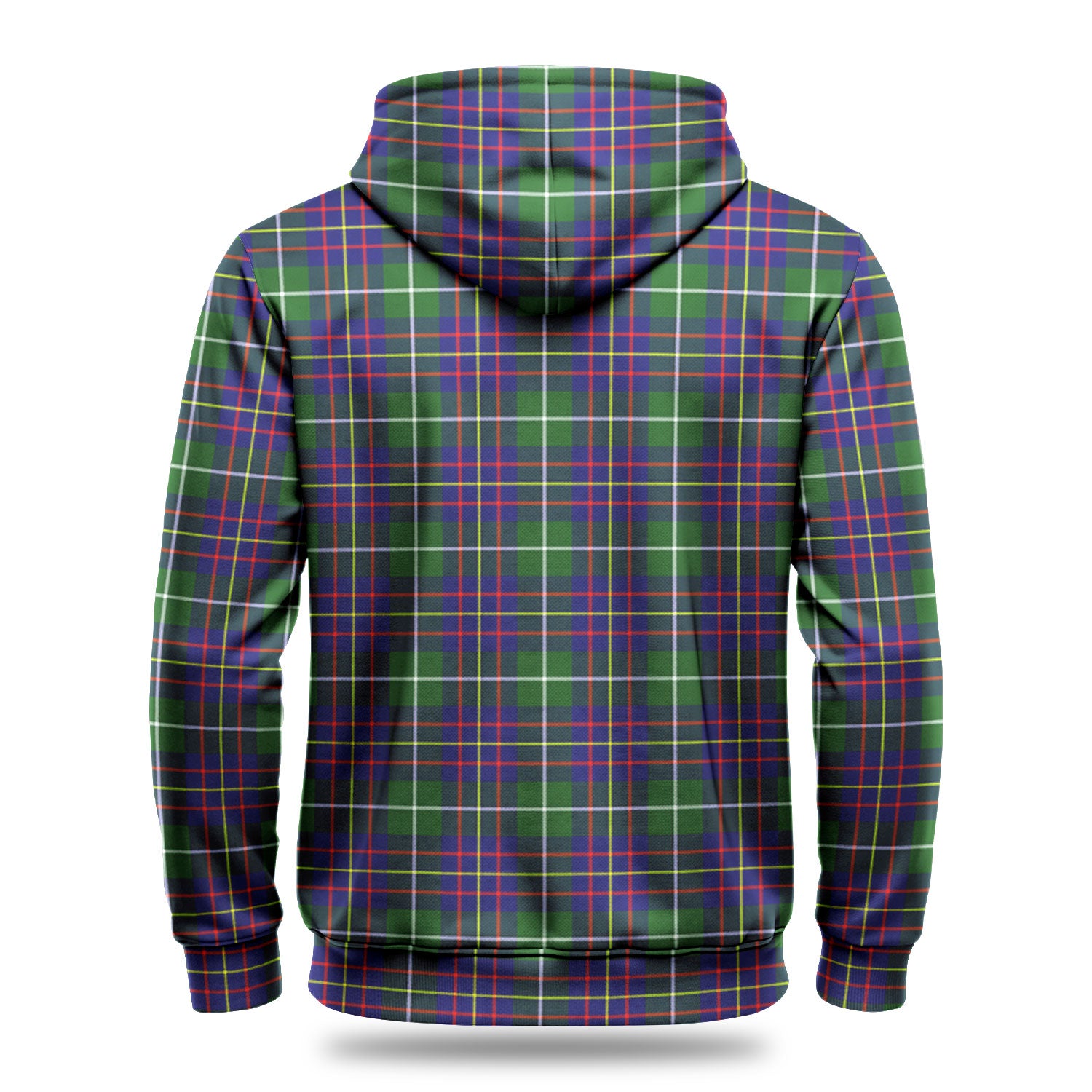 Inglis Modern Tartan Crest Hoodie