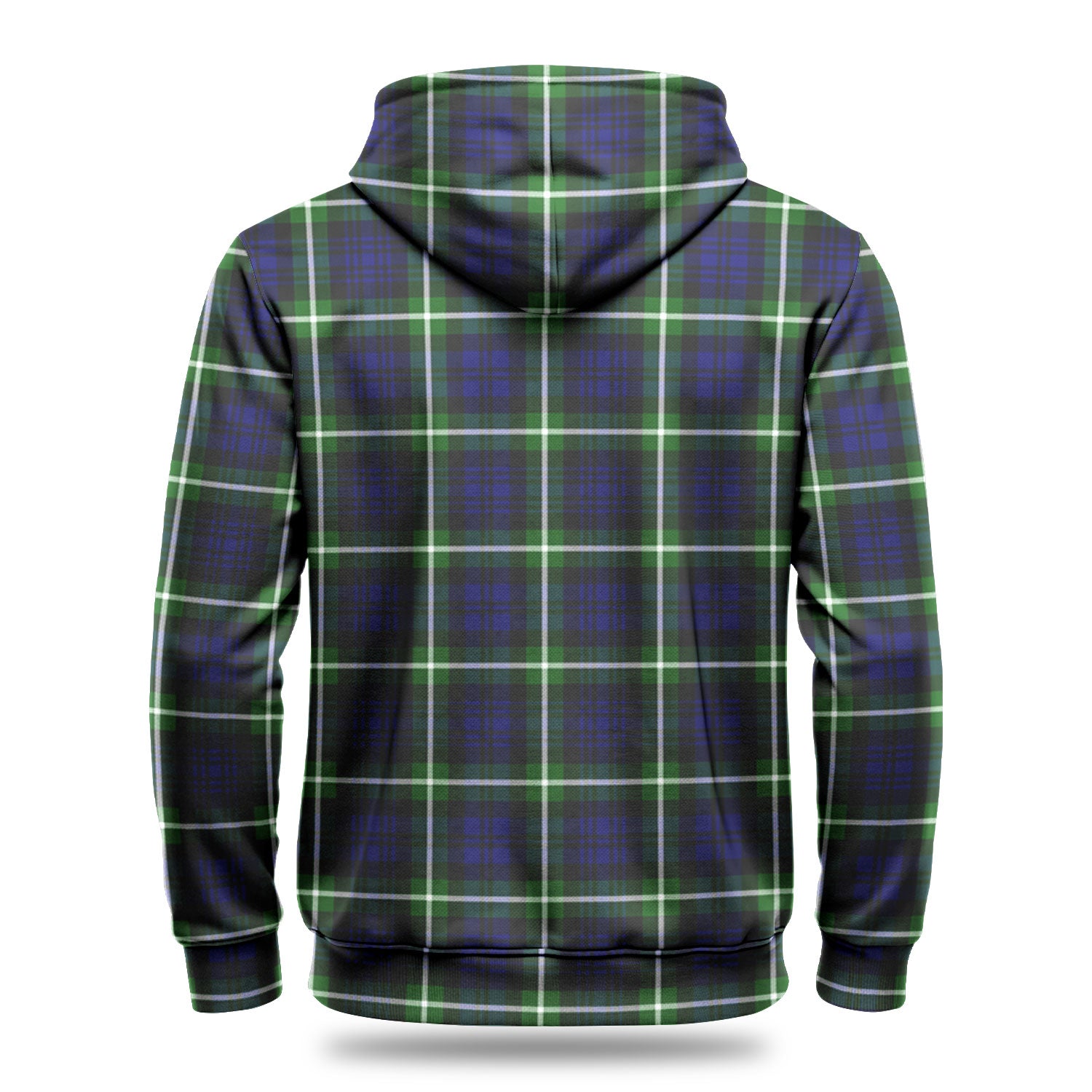 Lamont Modern Tartan Crest Hoodie