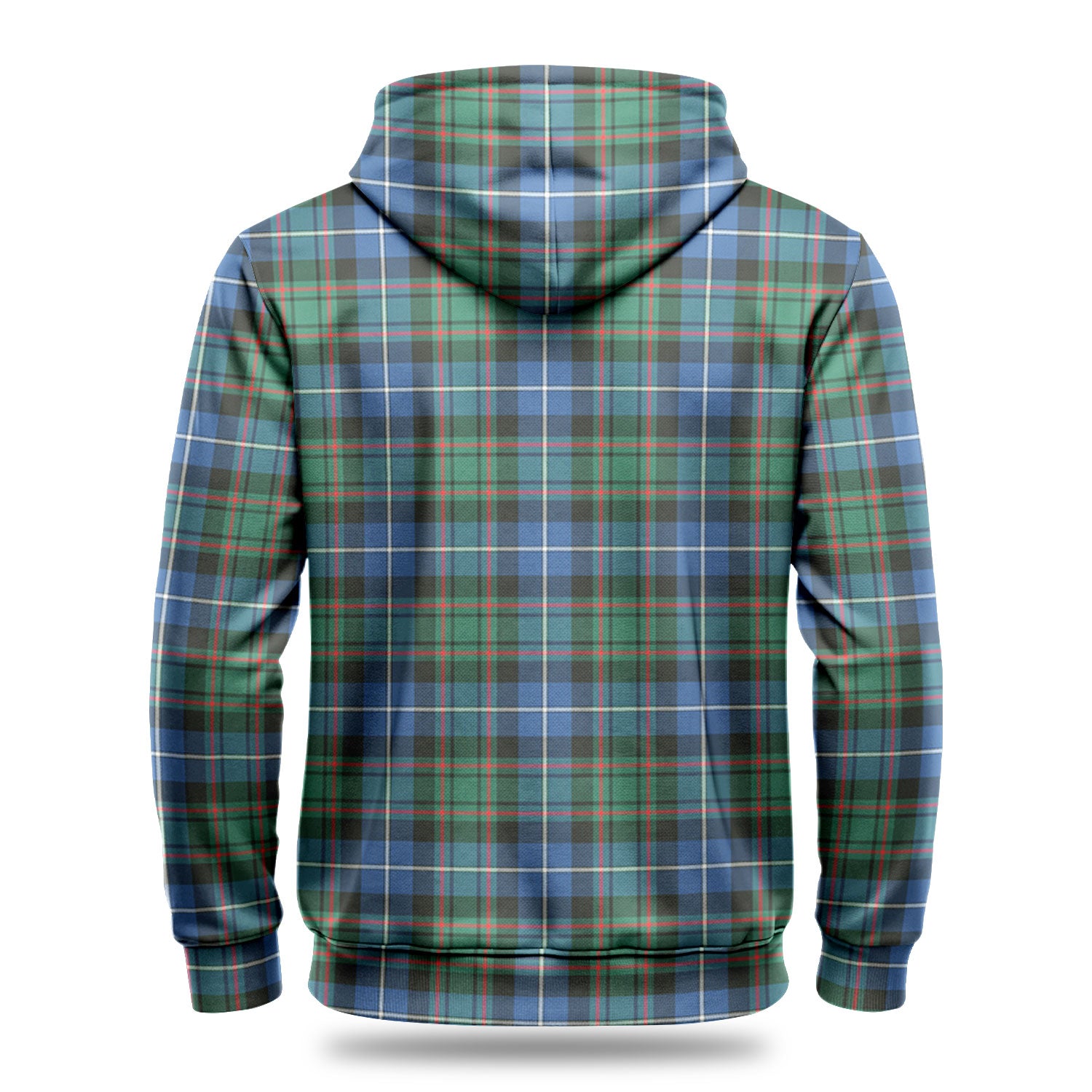 MacRae Hunting Ancient Tartan Crest Hoodie