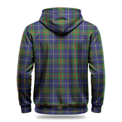 McLeod of Harris Modern Tartan Crest Hoodie