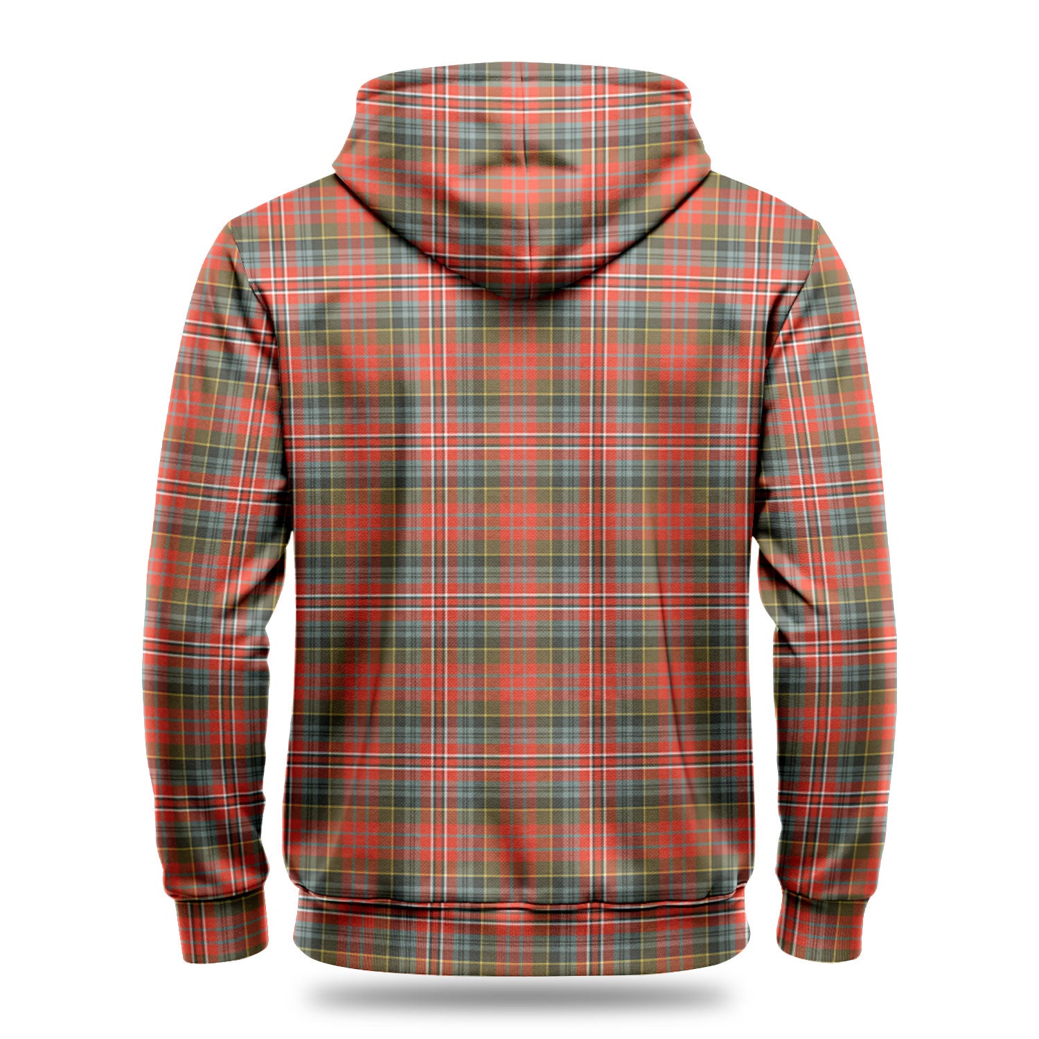 McPherson Weathered Tartan Crest Hoodie