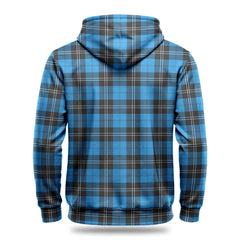 Ramsay Blue Ancient Tartan Crest Hoodie