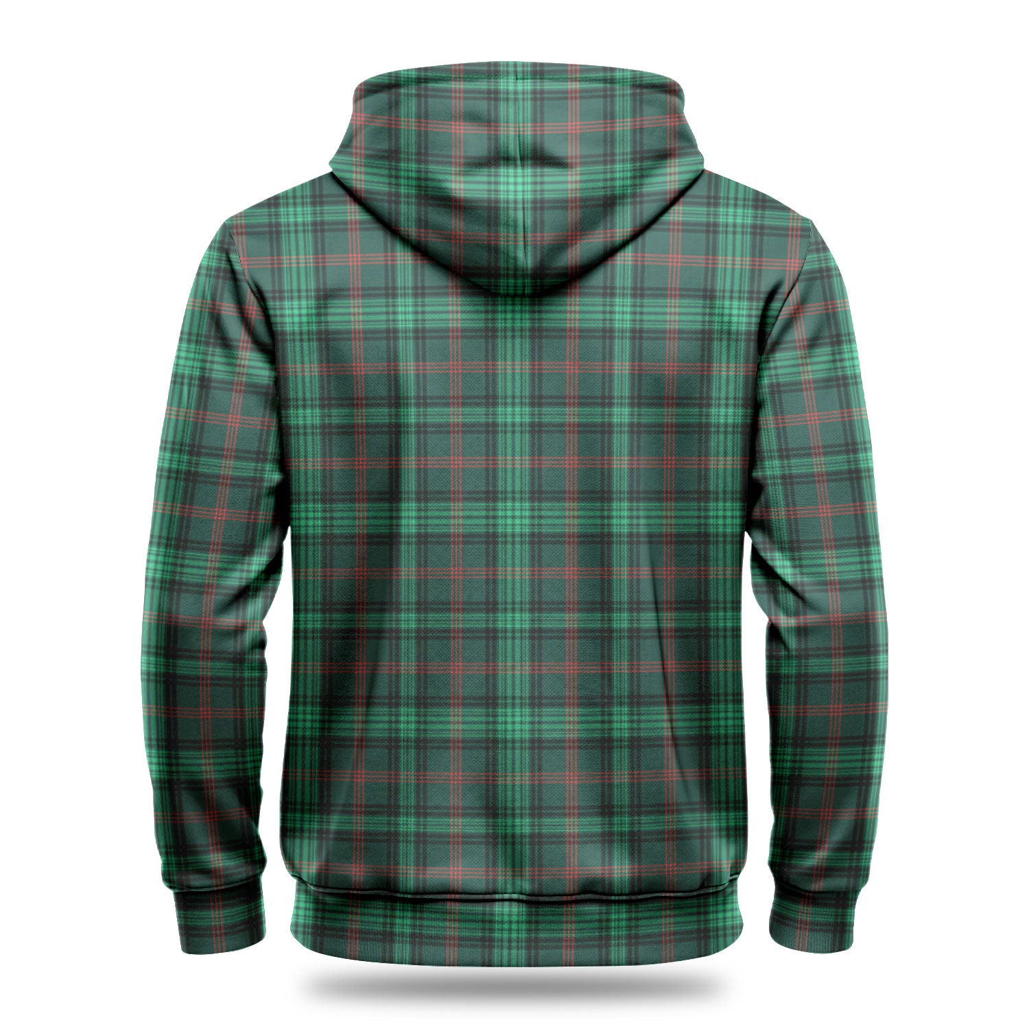 Ross Hunting Modern Tartan Crest Hoodie