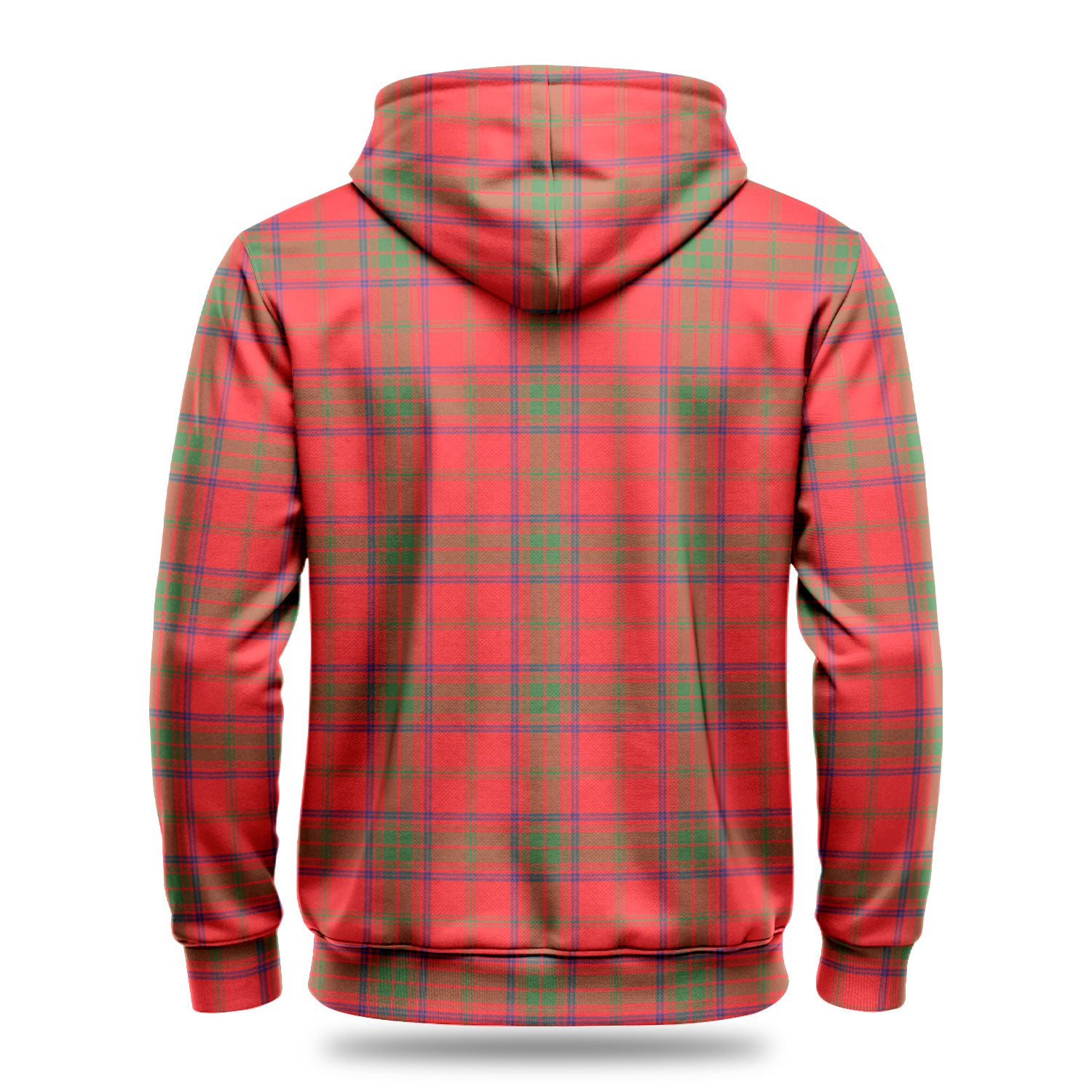 Ross Modern Tartan Crest Hoodie