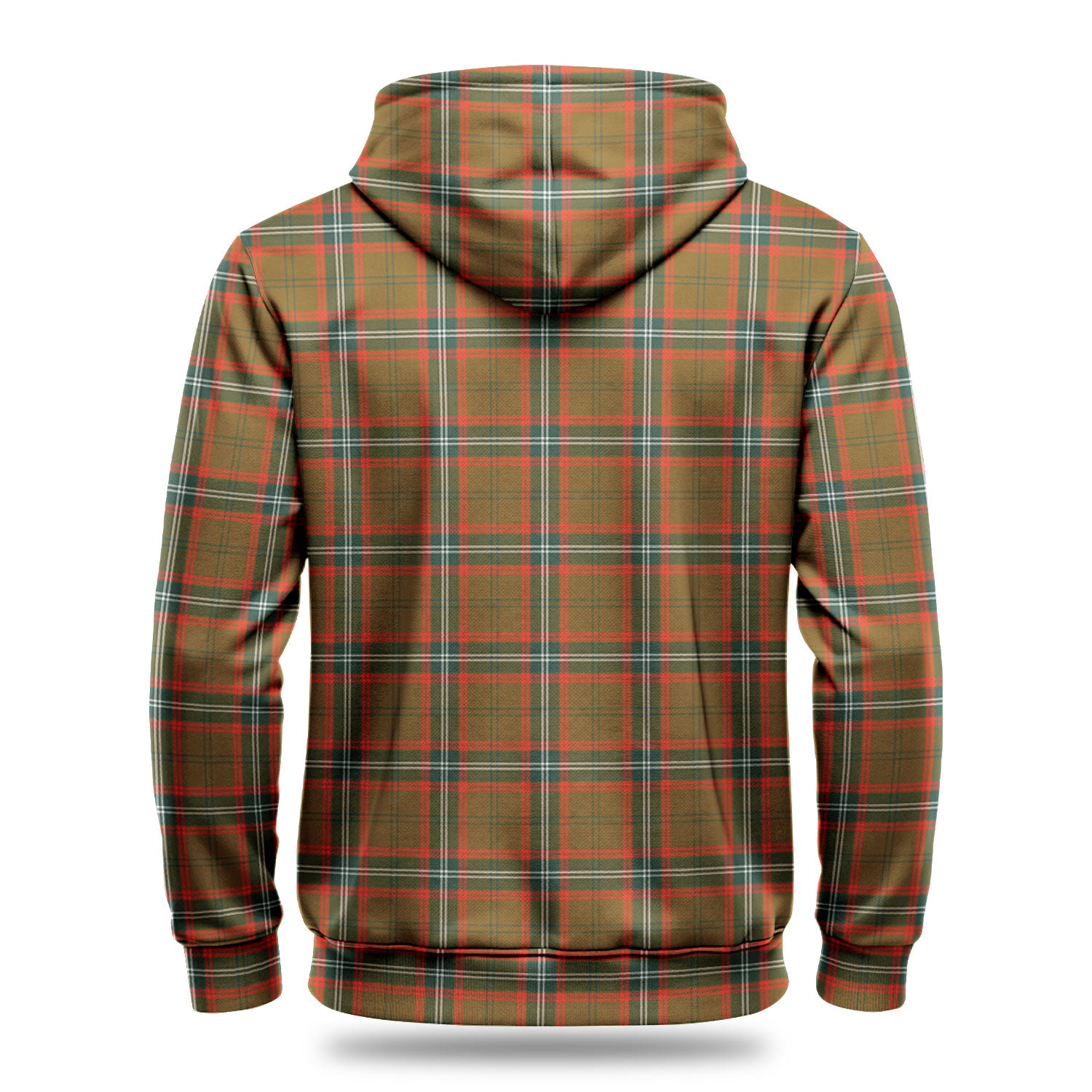 Seton Hunting Modern Tartan Crest Hoodie