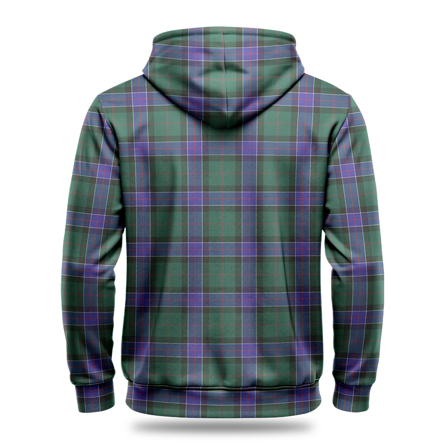 Sinclair Hunting Modern Tartan Crest Hoodie