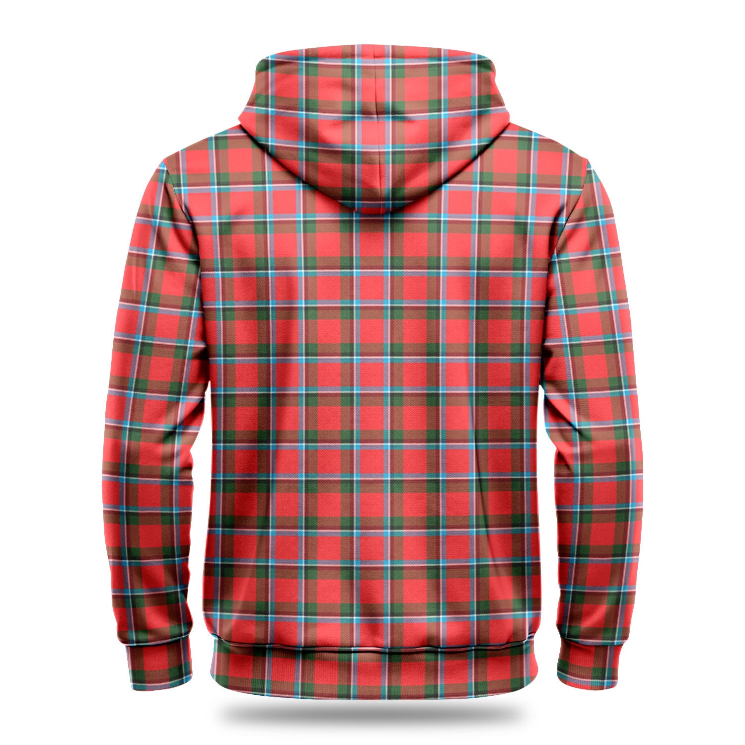 Sinclair Modern Tartan Crest Hoodie