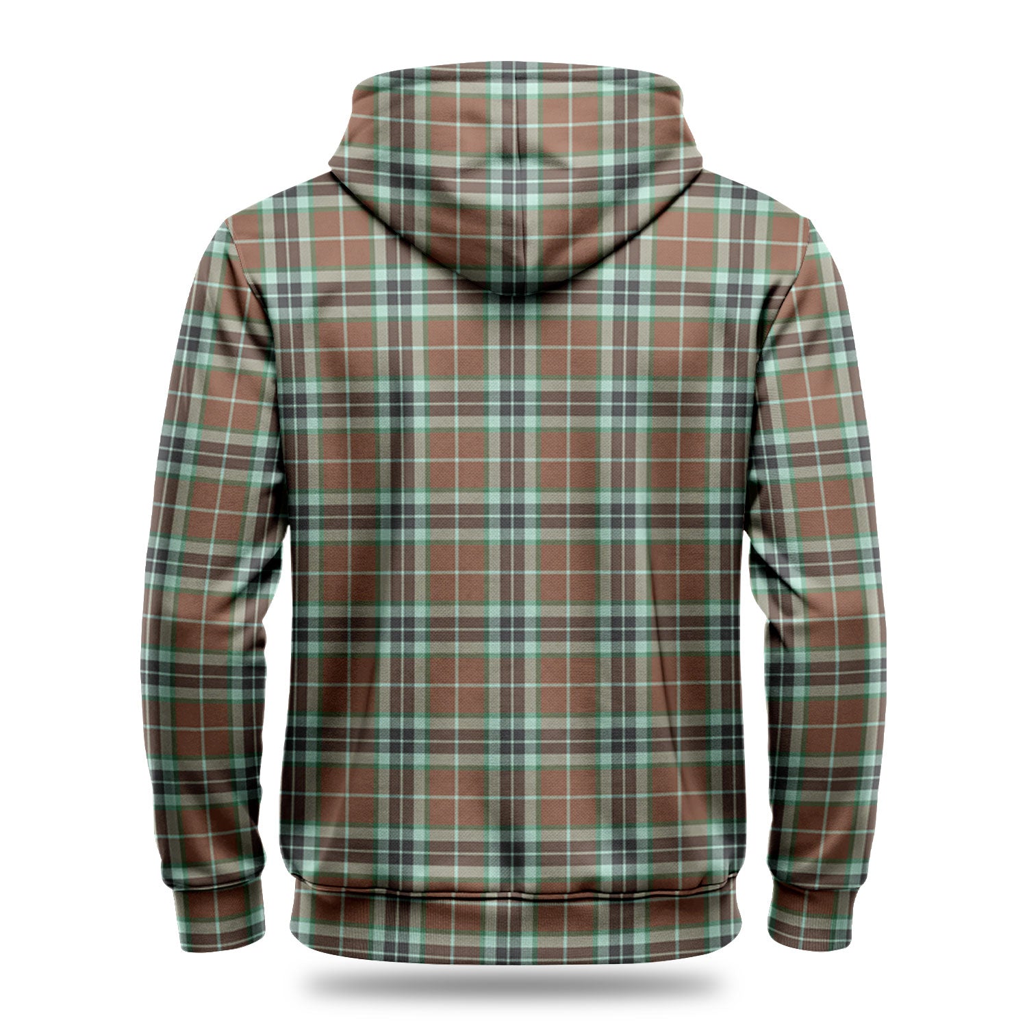 Thompson Hunting Modern Tartan Crest Hoodie