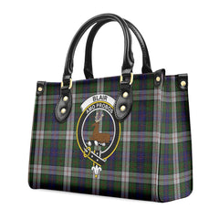 Blair Dress Tartan Crest Leather Handbag